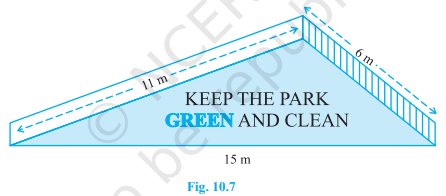 NCERT Solution for Class 9 Maths Chapter 10 2 NCERT Solution for Class 9 Maths Chapter 10 Heron's Formula